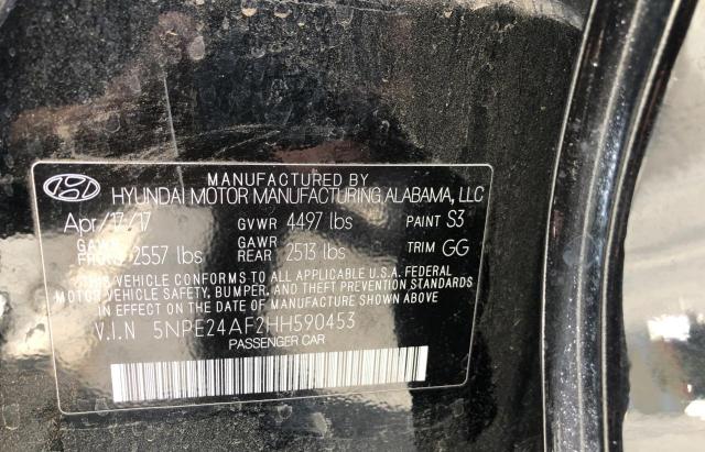 Photo 9 VIN: 5NPE24AF2HH590453 - HYUNDAI SONATA 