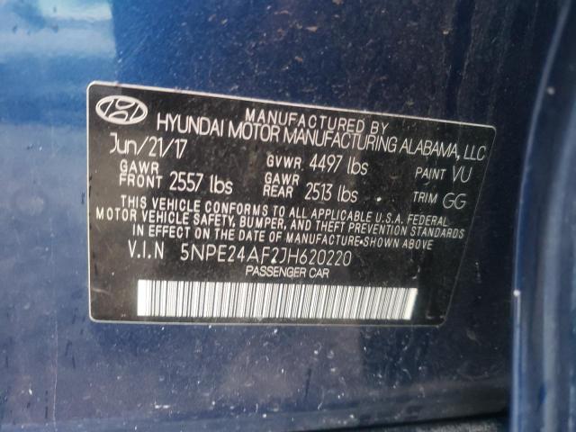 Photo 11 VIN: 5NPE24AF2JH620220 - HYUNDAI SONATA SE 