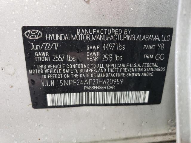 Photo 12 VIN: 5NPE24AF2JH620959 - HYUNDAI SONATA 