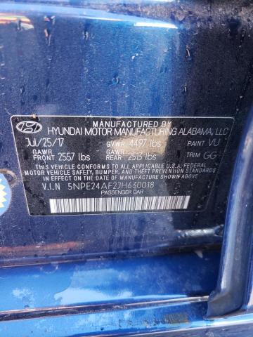 Photo 12 VIN: 5NPE24AF2JH630018 - HYUNDAI SONATA 