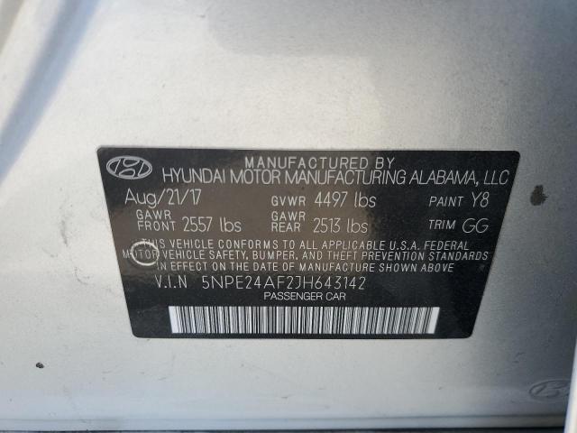 Photo 11 VIN: 5NPE24AF2JH643142 - HYUNDAI SONATA SE 