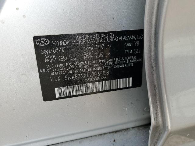 Photo 11 VIN: 5NPE24AF2JH651581 - HYUNDAI SONATA SE 