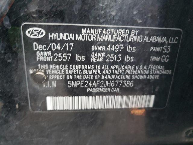 Photo 11 VIN: 5NPE24AF2JH677386 - HYUNDAI SONATA 