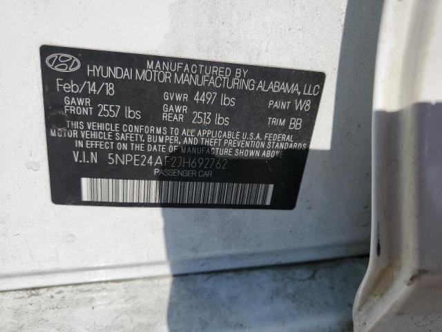 Photo 11 VIN: 5NPE24AF2JH692762 - HYUNDAI SONATA SE 