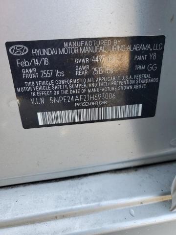 Photo 12 VIN: 5NPE24AF2JH693006 - HYUNDAI SONATA SE 