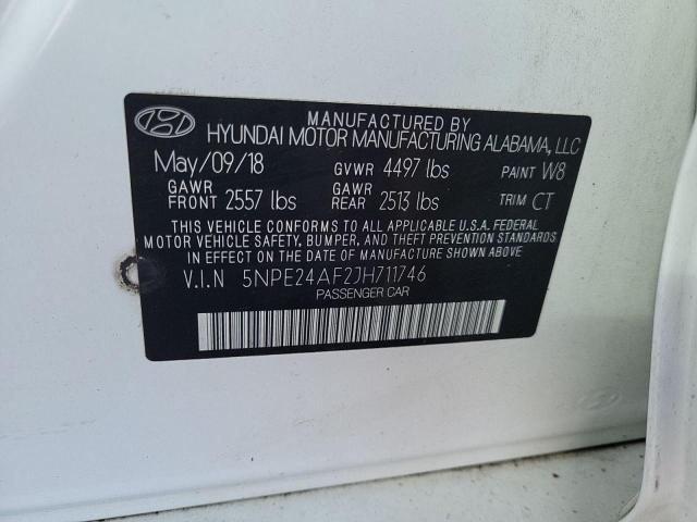 Photo 9 VIN: 5NPE24AF2JH711746 - HYUNDAI SONATA 