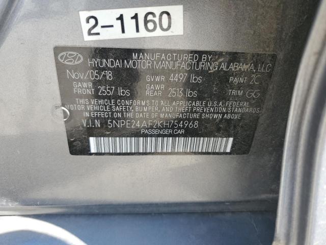 Photo 12 VIN: 5NPE24AF2KH754968 - HYUNDAI SONATA SE 