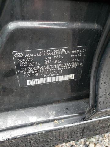 Photo 11 VIN: 5NPE24AF2KH760124 - HYUNDAI SONATA 