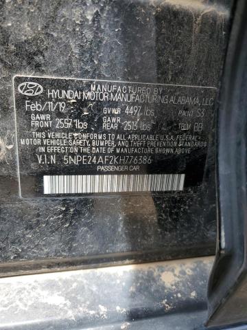 Photo 11 VIN: 5NPE24AF2KH776386 - HYUNDAI SONATA SE 