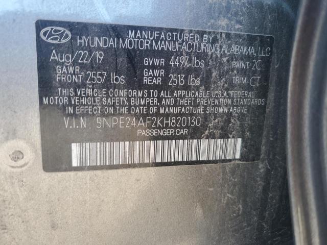 Photo 11 VIN: 5NPE24AF2KH820130 - HYUNDAI SONATA SE 