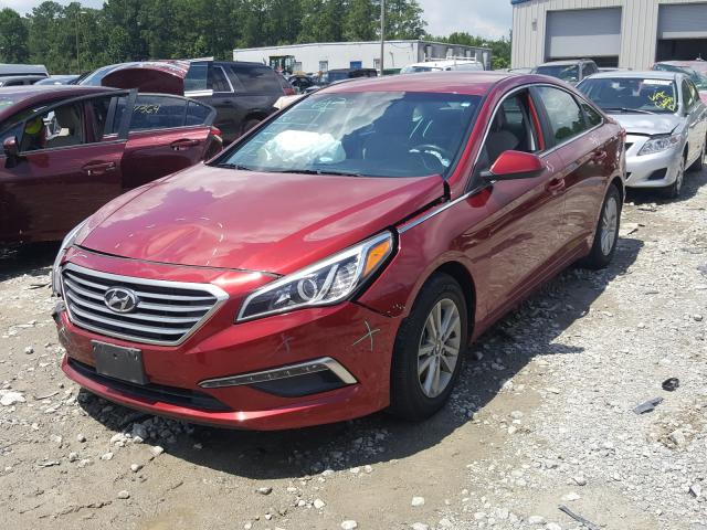 Photo 1 VIN: 5NPE24AF3FH004999 - HYUNDAI SONATA SE 