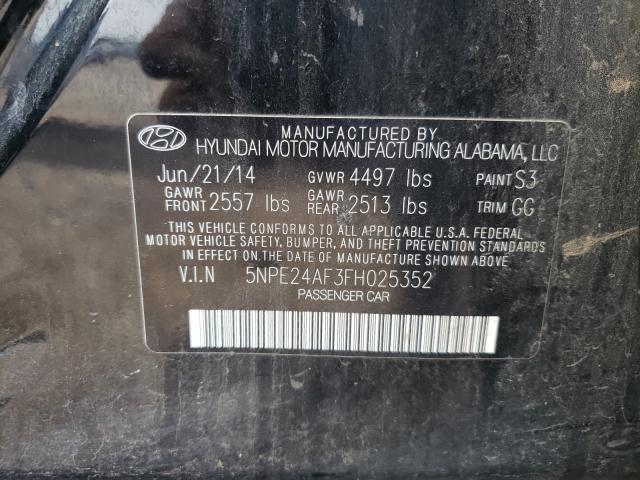 Photo 9 VIN: 5NPE24AF3FH025352 - HYUNDAI SONATA SE 