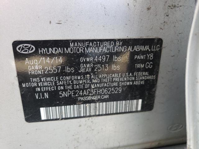 Photo 9 VIN: 5NPE24AF3FH062529 - HYUNDAI SONATA SE 