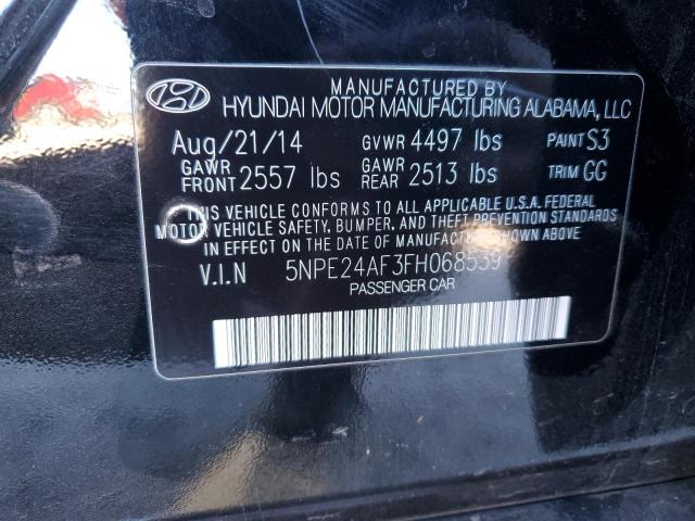 Photo 11 VIN: 5NPE24AF3FH068539 - HYUNDAI SONATA 