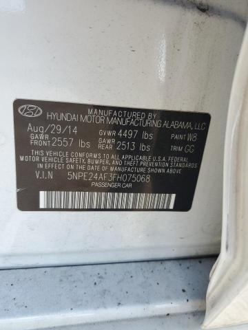 Photo 11 VIN: 5NPE24AF3FH075068 - HYUNDAI SONATA 