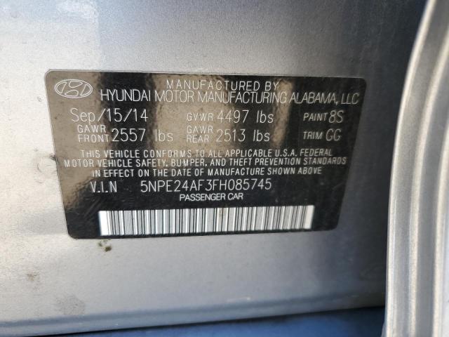 Photo 11 VIN: 5NPE24AF3FH085745 - HYUNDAI SONATA SE 