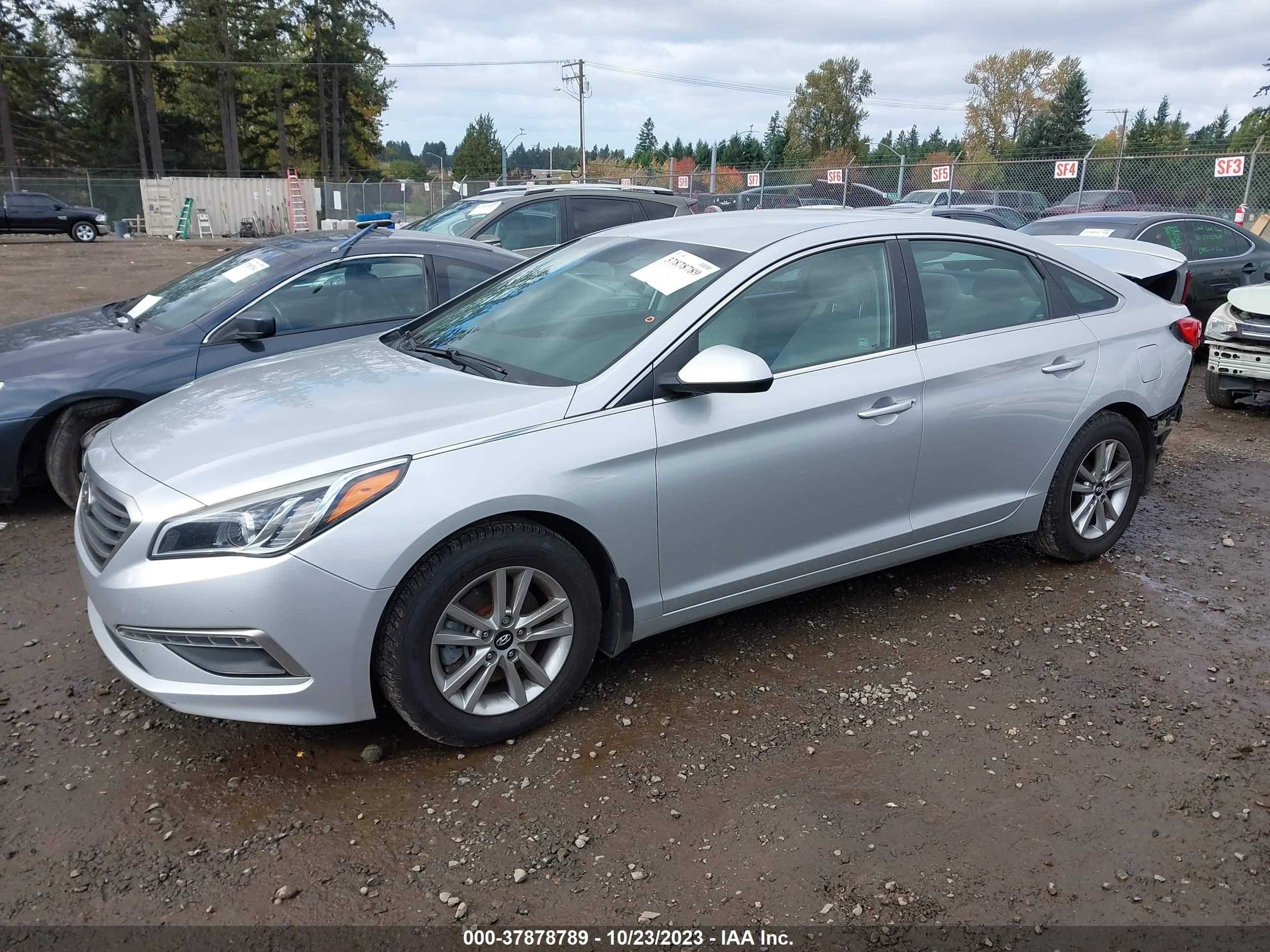 Photo 1 VIN: 5NPE24AF3FH091447 - HYUNDAI SONATA 