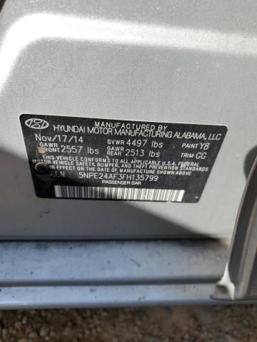 Photo 9 VIN: 5NPE24AF3FH135799 - HYUNDAI SONATA SE 