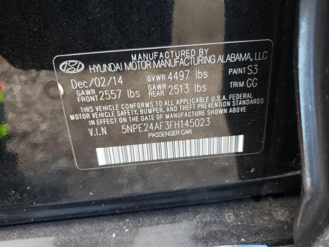 Photo 11 VIN: 5NPE24AF3FH145023 - HYUNDAI SONATA SE 