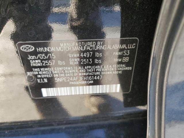 Photo 11 VIN: 5NPE24AF3FH161447 - HYUNDAI SONATA SE 