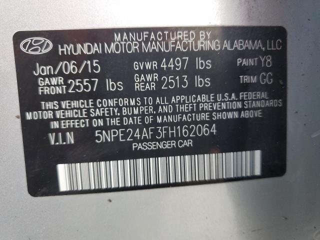 Photo 11 VIN: 5NPE24AF3FH162064 - HYUNDAI SONATA 