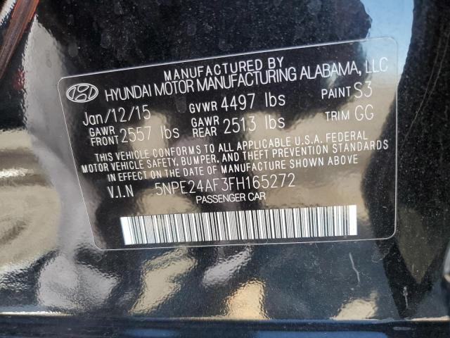 Photo 11 VIN: 5NPE24AF3FH165272 - HYUNDAI SONATA 