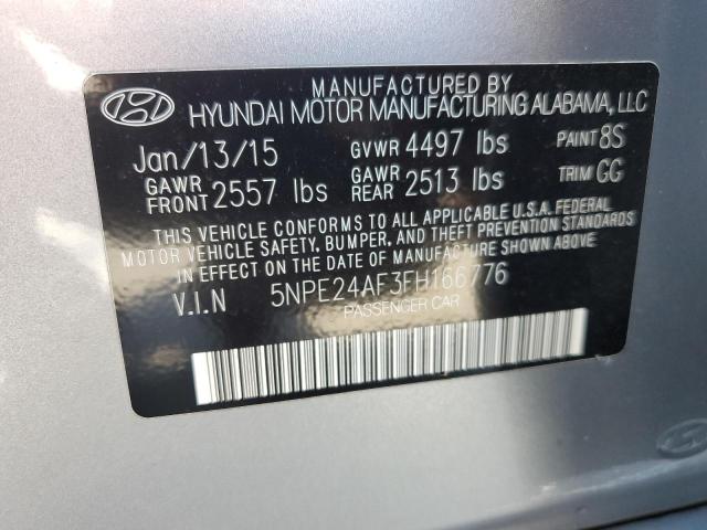 Photo 11 VIN: 5NPE24AF3FH166776 - HYUNDAI SONATA 