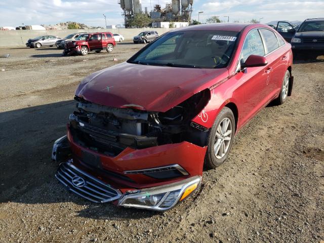 Photo 1 VIN: 5NPE24AF3FH174988 - HYUNDAI SONATA SE 