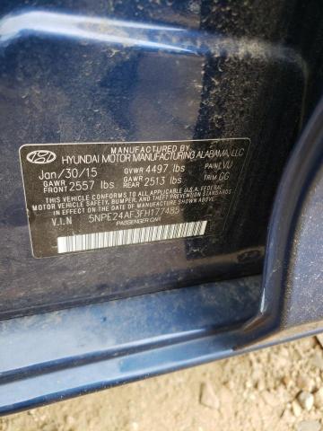 Photo 9 VIN: 5NPE24AF3FH177485 - HYUNDAI SONATA SE 