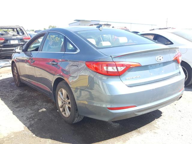 Photo 2 VIN: 5NPE24AF3FH193685 - HYUNDAI SONATA SE 