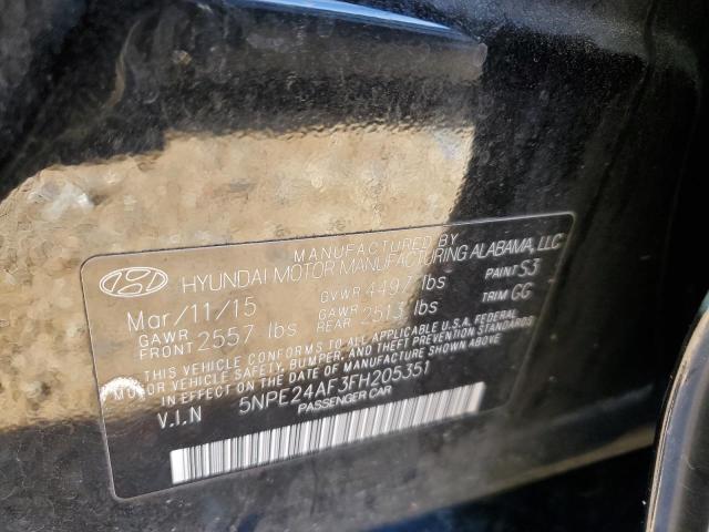 Photo 9 VIN: 5NPE24AF3FH205351 - HYUNDAI SONATA SE 