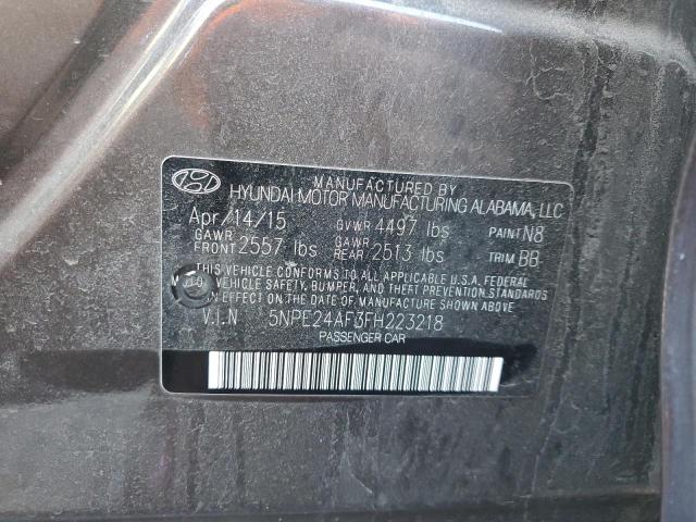 Photo 11 VIN: 5NPE24AF3FH223218 - HYUNDAI SONATA SE 