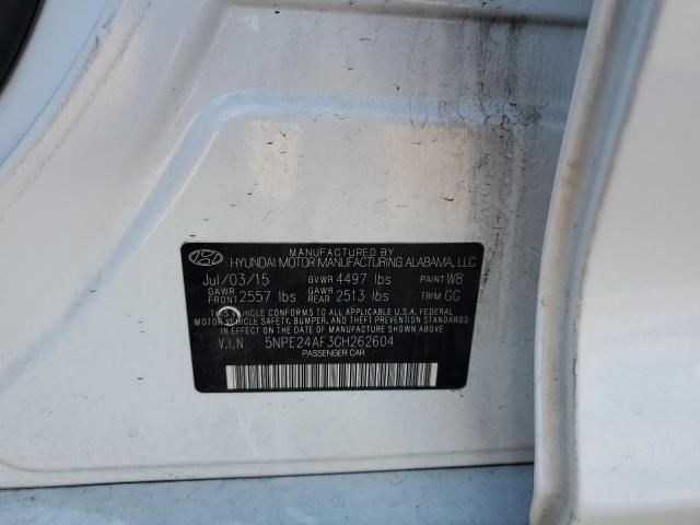 Photo 11 VIN: 5NPE24AF3GH262604 - HYUNDAI SONATA 