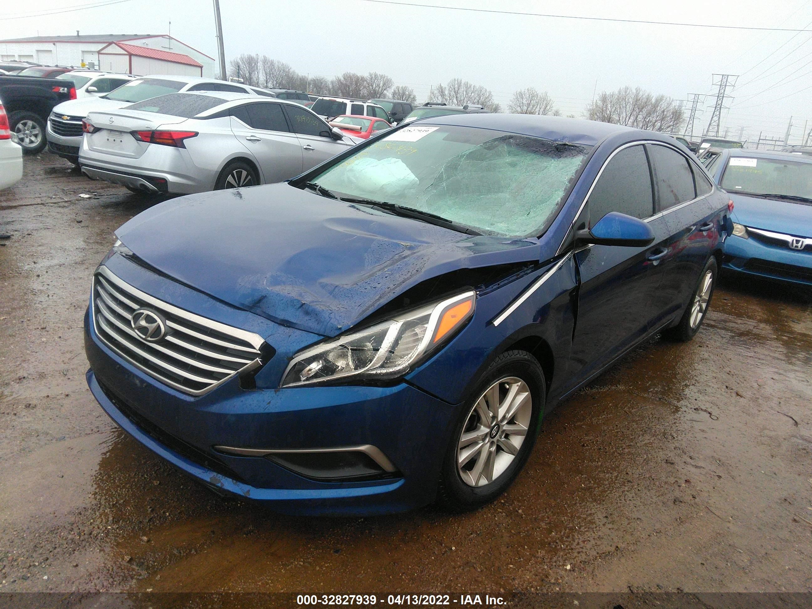 Photo 1 VIN: 5NPE24AF3GH265387 - HYUNDAI SONATA 