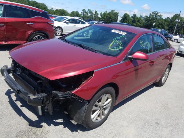 Photo 1 VIN: 5NPE24AF3GH285168 - HYUNDAI SONATA SE 