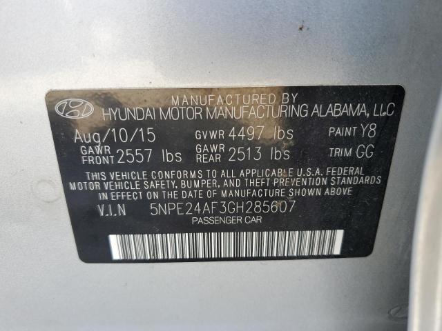 Photo 11 VIN: 5NPE24AF3GH285607 - HYUNDAI SONATA SE 