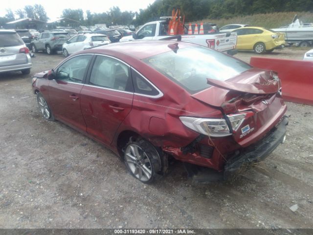 Photo 2 VIN: 5NPE24AF3GH296669 - HYUNDAI SONATA 