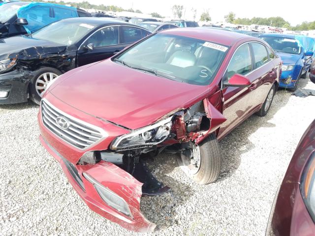 Photo 1 VIN: 5NPE24AF3GH302762 - HYUNDAI SONATA SE 