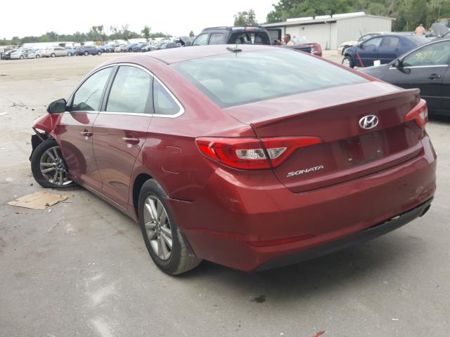 Photo 2 VIN: 5NPE24AF3GH302762 - HYUNDAI SONATA SE 