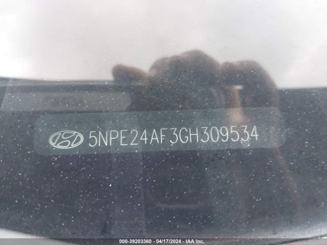 Photo 8 VIN: 5NPE24AF3GH309534 - HYUNDAI SONATA 