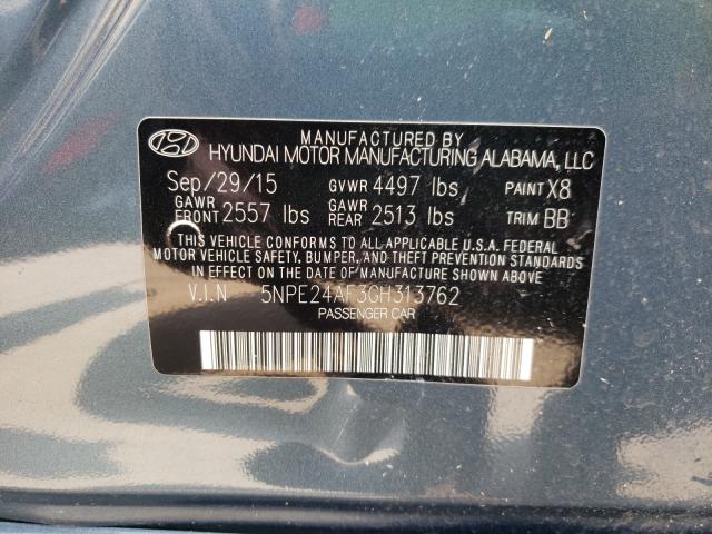 Photo 9 VIN: 5NPE24AF3GH313762 - HYUNDAI SONATA 