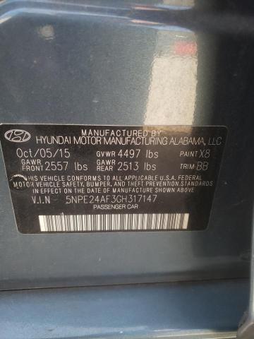 Photo 11 VIN: 5NPE24AF3GH317147 - HYUNDAI SONATA SE 