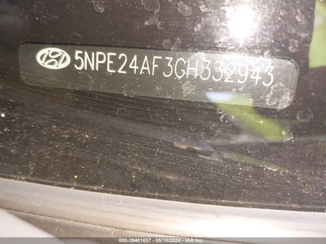 Photo 8 VIN: 5NPE24AF3GH332943 - HYUNDAI SONATA 