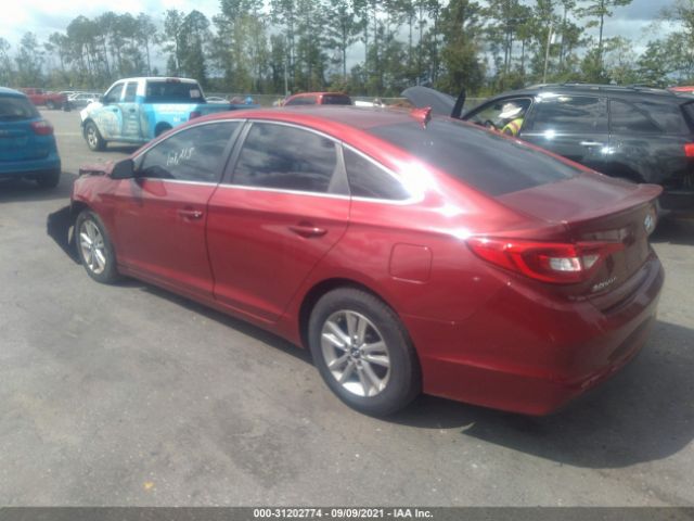 Photo 2 VIN: 5NPE24AF3GH335583 - HYUNDAI SONATA 