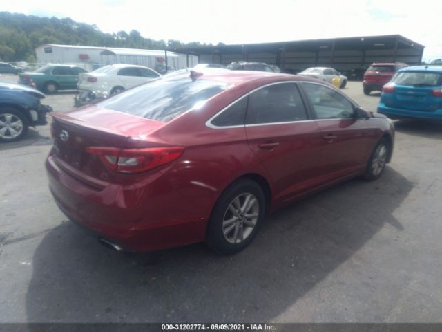 Photo 3 VIN: 5NPE24AF3GH335583 - HYUNDAI SONATA 