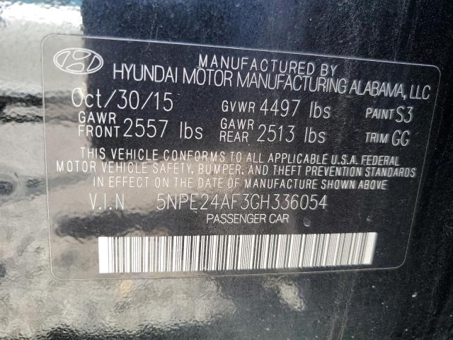 Photo 11 VIN: 5NPE24AF3GH336054 - HYUNDAI SONATA SE 