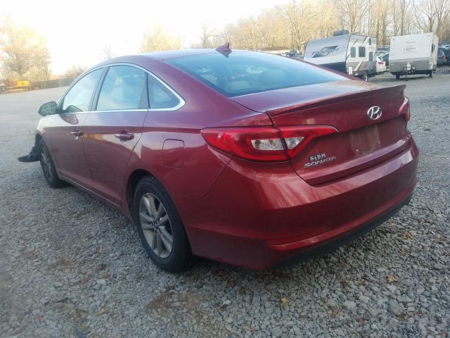 Photo 2 VIN: 5NPE24AF3GH348026 - HYUNDAI SONATA SE 