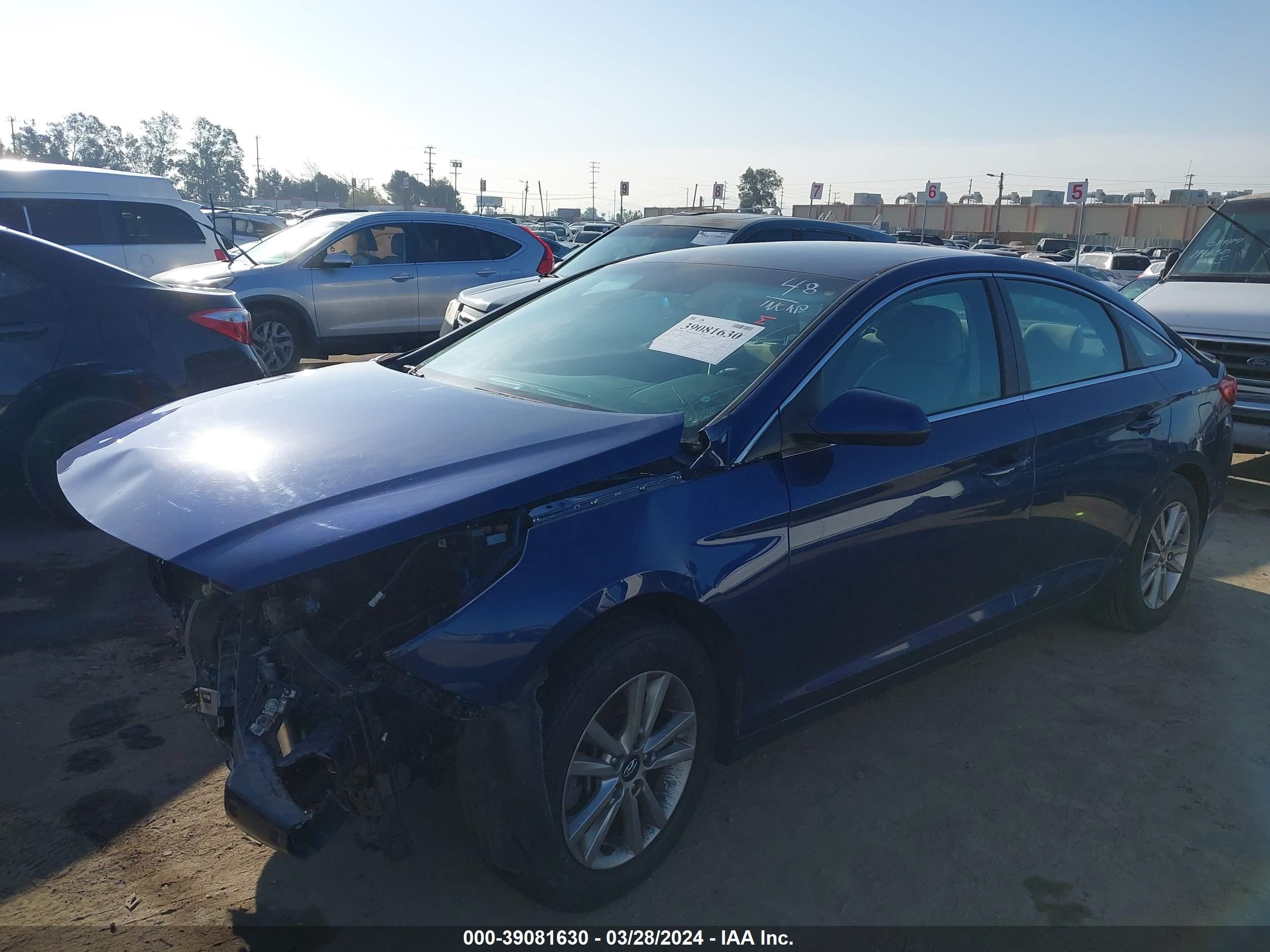 Photo 1 VIN: 5NPE24AF3GH357521 - HYUNDAI SONATA 