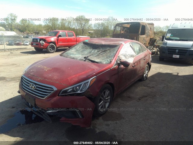 Photo 1 VIN: 5NPE24AF3GH363464 - HYUNDAI SONATA 