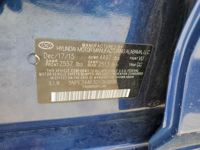 Photo 11 VIN: 5NPE24AF3GH369006 - HYUNDAI SONATA SE 